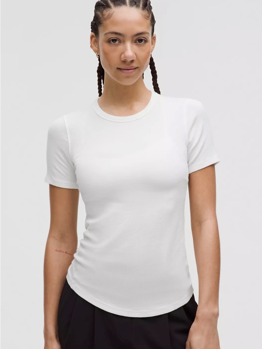 Lululemon Hold Tight Short Sleeve - White - Size 8